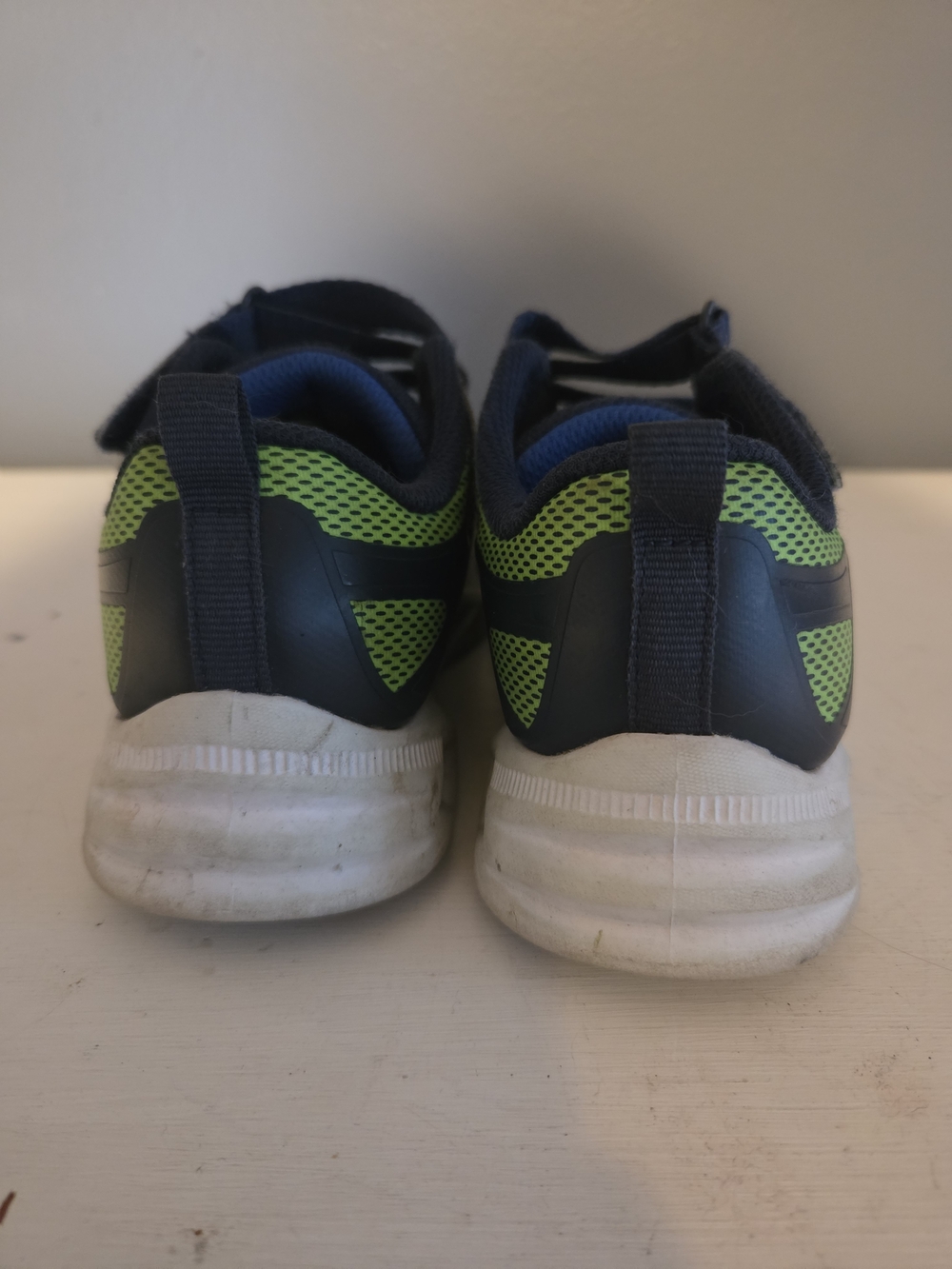 Kids Active Mesh Sneakers in Neon Green and Navy